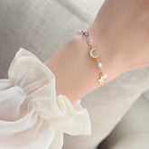 Perlen-Mond-Stern-Armband
